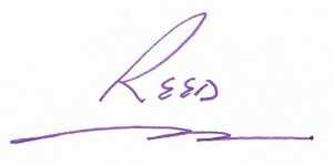 Reed's signature